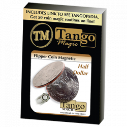(image for) Magnetic Flipper Coin (Half Dollar)(D0042)by Tango - Trick