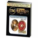 (image for) Expanded Shell Chinese Coin made in Brass (Red) by Tango - Trick (CH007)
