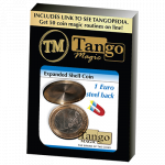 (image for) Expanded Shell Coin - (1 Euro, Steel Back) by Tango Magic - Trick (E0066)