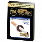 (image for) Cigarette Thru Quarter (2 sided)(D0075) by Tango - Trick