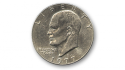 (image for) Eisenhower Dollar (Single Coin Ungimmicked) - Trick
