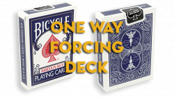 (image for) Assorted Mandolin Blue One Way Forcing Deck (assorted values)