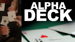 (image for) Alpha Deck (Cards and Online Instructions) by Richard Sanders - Trick