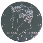 (image for) Kennedy Palming Coin (Half Dollar Sized) by You Want It We Got It - Trick