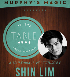 (image for) At The Table Live Lecture - Shin Lim August 20th 2014 video DOWNLOAD