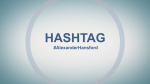 (image for) Hashtag by Alex Hansford video DOWNLOAD