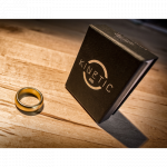 (image for) Kinetic PK Ring (Gold) Curved size 9 by Jim Trainer - Trick