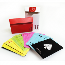 (image for) Yu Ho Jin manipulation cards (multi color) by Yu Ho Jin - Trick