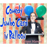 (image for) Comedy Card In Balloon by Quique Marduk - Trick