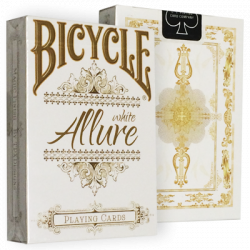 (image for) Bicycle Allure White Deck by Gambler's Warehouse Playing Cards