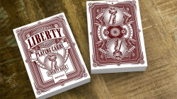 (image for) Liberty Playing Cards (Red) by Jackson Robinson and Gamblers Warehouse