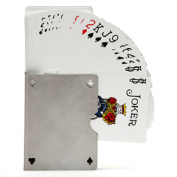 (image for) Card Guard Stainless (Perforated) by Bazar de Magic - Trick