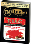 (image for) TUC Poker Chip Red plus 3 regular chips (PK002R) by Tango Magic - Trick