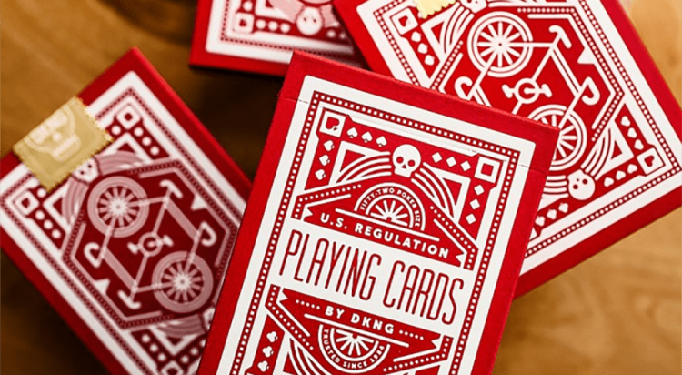 (image for) DKNG (Red Wheel) Playing Cards by Art of Play - Click Image to Close