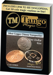 (image for) Dollar Size Silver Copper Chinese Transposition (CH023) by Tango Magic