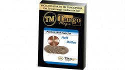 (image for) Perfect Shell Coin Set Half Dollar (Shell and 4 Coins D0201) by Tango Magic - Trick