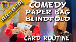 (image for) Comedy Paper Bag Blindfold Routine by Wolfgang Riebe video DOWNLOAD