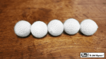 (image for) Crochet 5 Ball combo Set (1"/White) by Mr. Magic - Trick