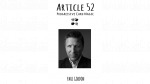 (image for) Article 52 by Paul Gordon - Book