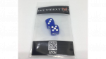 (image for) Dice Without Two CLEAR BLUE (2 Dice Set) by Nahuel Olivera Magic and Aton Games - Trick
