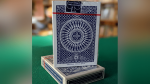 (image for) Experts Thin Crushed Printed on Web Press Tally Ho Circle Back (Blue) Playing Cards