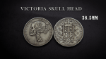(image for) VICTORIA SKULL HEAD COIN by Men Zi Magic