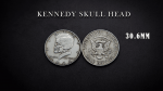 (image for) KENNEDY SKULL HEAD COIN by Men Zi Magic