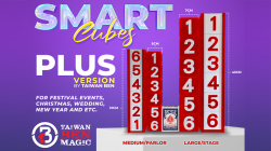 (image for) Smart Cubes PLUS RED (Large/Stage) by Taiwan Ben - Trick