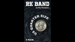 (image for) RK Bands Quarter Dollar Size For Flipper coins (5 per package) - Trick