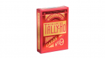 (image for) Tally-Ho Red (Circle) MetalLuxe Playing Cards by US Playing Cards