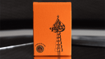 (image for) ACE FULTON'S 10 YEAR ANNIVERSARY SUNSET ORANGE PLAYING CARDS