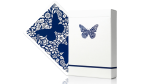 (image for) Butterfly Worker Marked Playing Cards (Blue) by Ondrej Psenicka