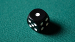 (image for) REPLACEMENT DIE BLACK (GIMMICKED) FOR MENTAL DICE by Tony Anverdi - Trick