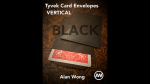 (image for) Tyvek VERTICAL Envelopes BLACK (10 pk.) by Alan Wong - Trick