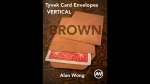 (image for) Tyvek VERTICAL Envelopes BROWN (10 pk.) by Alan Wong - Trick
