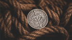 (image for) BOW AND ARROW COIN SILVER ( Gimmick and Online Instructions) by Bacon Magic - Trick