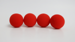 (image for) 2 inch PRO Sponge Ball (Red) Bag of 4 from Magic by Gosh