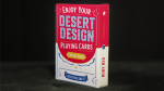 (image for) Desert Design (Ruby Red) Playing Cards