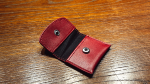 (image for) The Cowhide Coin Wallet (Red) by Bacon Magic - Trick