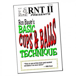 (image for) Basic Cups & Balls Technique book - Ron Bauer
