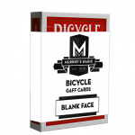 (image for) Blank Face Bicycle Cards (Red)