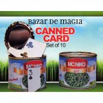(image for) Canned Card (Blue) ( Set of 10 cans ) by Bazar de Magia - Trick
