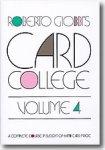 (image for) Card College Volume 4 by Roberto Giobbi - Book