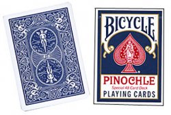 (image for) Cards Bicycle Pinochle Poker-size (Blue)
