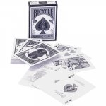 (image for) Black And White Poker Deck (Bicycle) by U.S. Playing Card Company - Trick