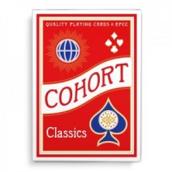(image for) Red V1 Cohorts (Air Cushioned Smooth Finish) Playing Cards