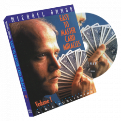 (image for) Easy to Master Card Miracles Volume 1 by Michael Ammar - DVD