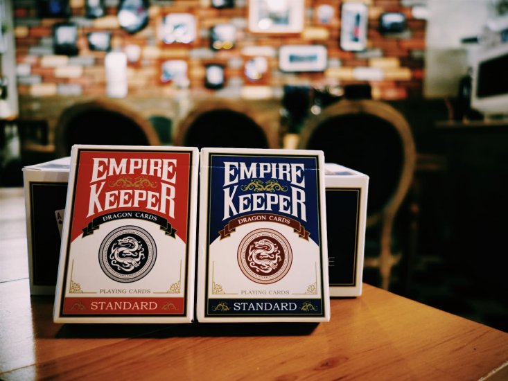 (image for) Empire Keeper Playing Cards (Red) - Click Image to Close