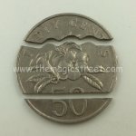 (image for) Folding + Bite Coin 50 Cent Singapore