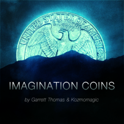 (image for) Imagination Coins Euro (DVD and Gimmicks) by Garrett Thomas and Kozmomagic - DVD